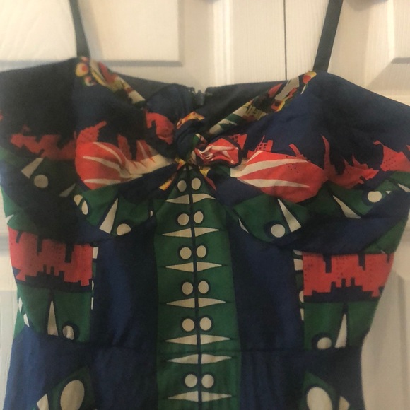 Anna Sui Spring 2017 New York Print Dress - Picture 2 of 10